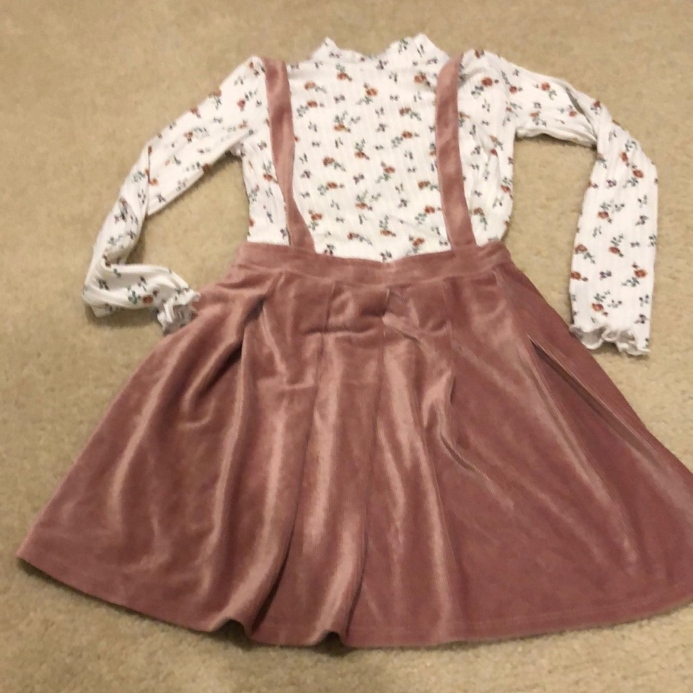 Corduroy jumper set